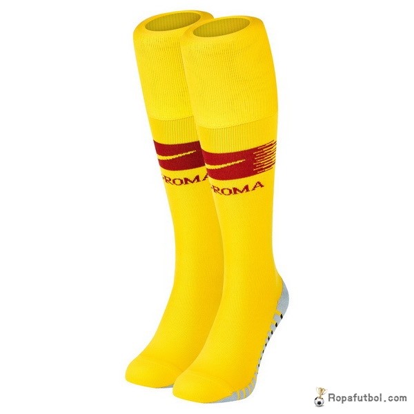 Calcetines As Roma Replica Primera Ropa 2018/19 Amarillo